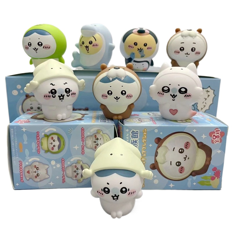 Marine Fish Tank - 8 Stück/Box Kawaii Chiikawa Aquarium Blind