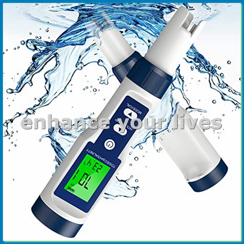 Saltwater Tank - TDS-Messgerät, 0–200000 PPM-Messgerät, 0–14 PH-Messgerät, 5-in-1