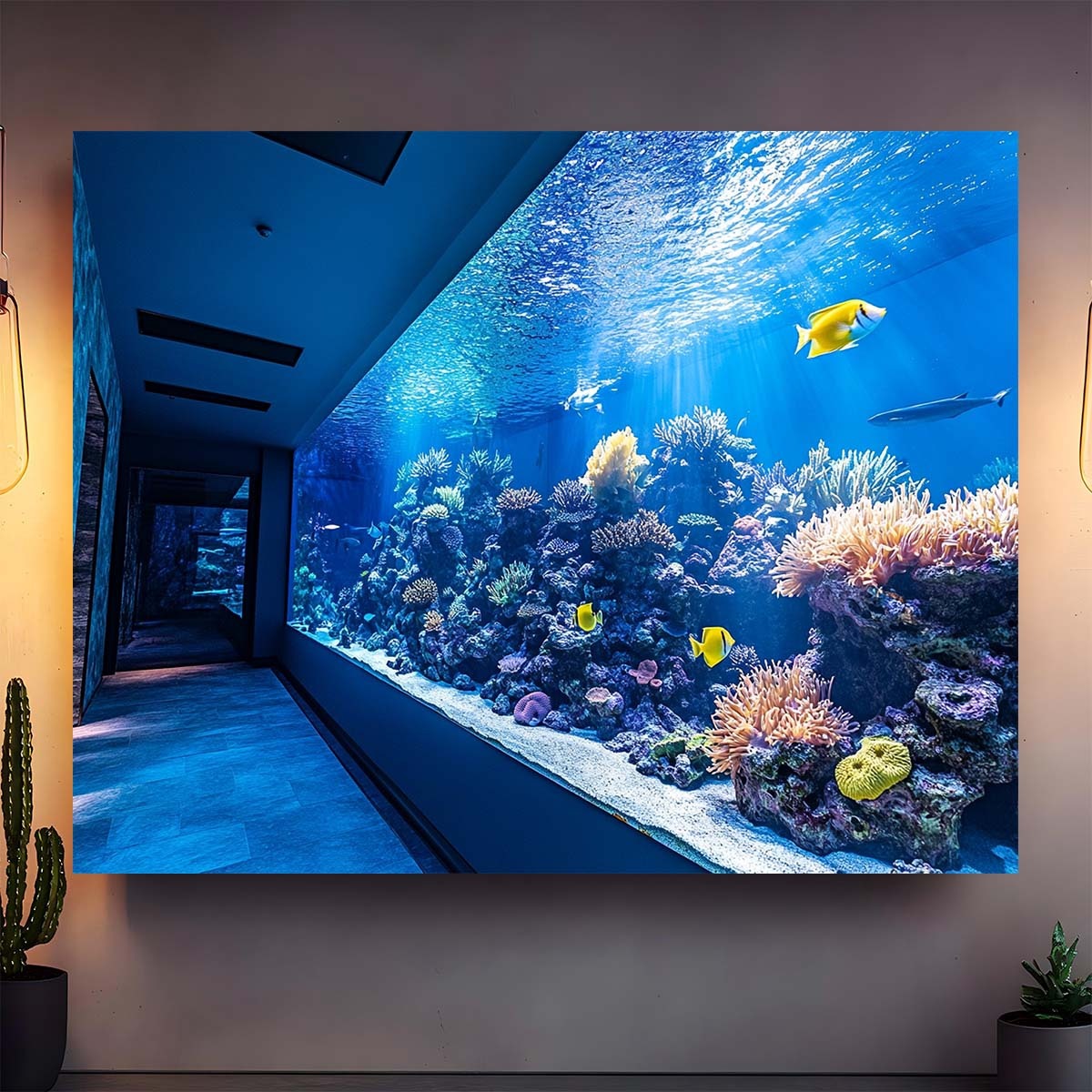 Lebendiger Unterwasser-Aquariu – Reef Aquarium Bewertung und Preis