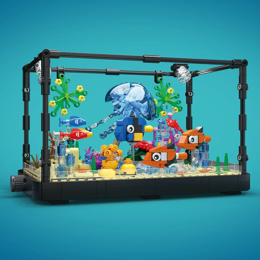Aquarium-Baustein-Set mit Lich – Marine Aquarium Bewertung und Preis